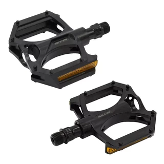 Pedal Bicicleta Mtb 9/16 Plataforma Alumínio Com Bucha