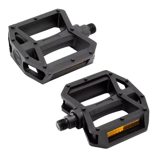 Pedal Plataforma Nylon Rosca Grossa Paco C/esfera E Refletor