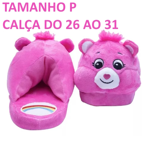 Pantufa Ursinhos Carinhosos Animadinha Rosa P Cacau Show Presente ...