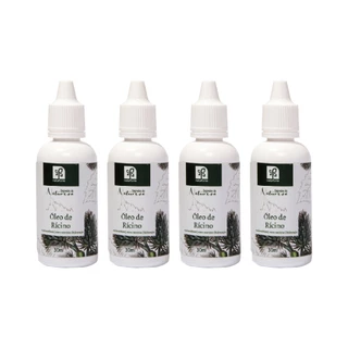 Kit 4x Óleo de Rícino 30ml Segredos da Natureza para Hidratação Capilar Natuflores em Oferta na Shopee