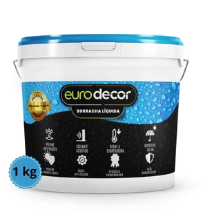 Tinta Borracha Líquida 4KG e 1KG Impermeabilizante Várias Cores
