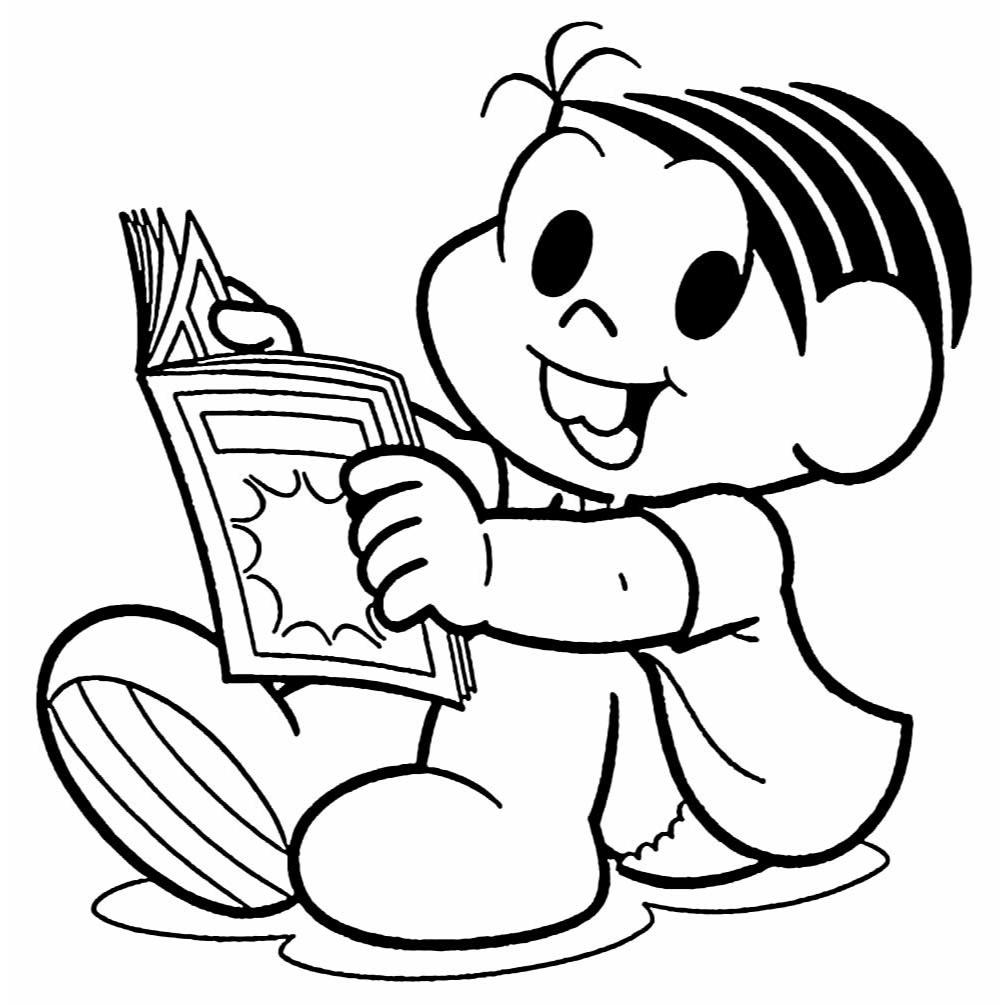 mônica's gang coloring page