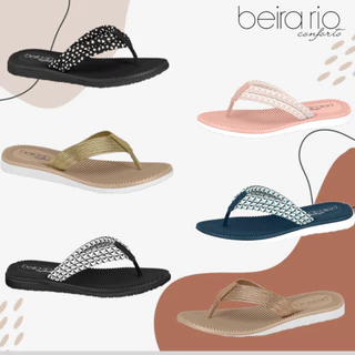 Sandália rasteirinha chinelo Feminino Beira Rio Casual Confortável original