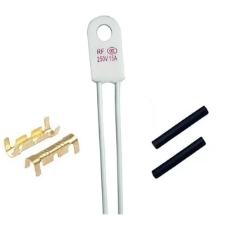 1 Fusível Protetor Térmico 15A 130C 130 graus 250V Cerâmico Aquecedor