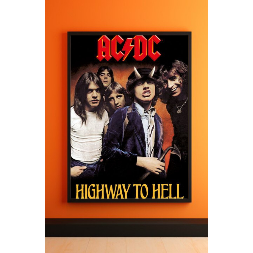 Quadro Placa Devorativa ACDC Poster (3) | Shopee Brasil