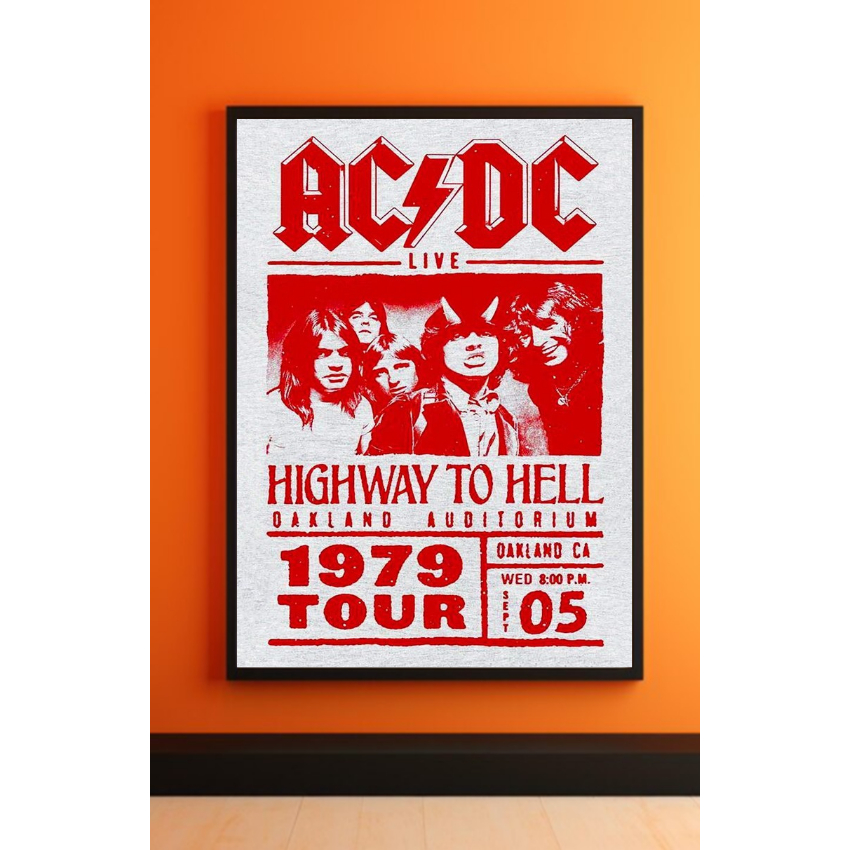 Quadro Placa Devorativa ACDC Poster (7) | Shopee Brasil