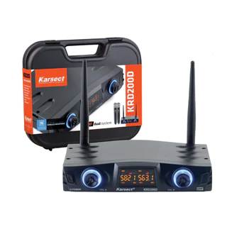 Microfones Karsect KRD-200DM Dinâmico Cardioide UHF