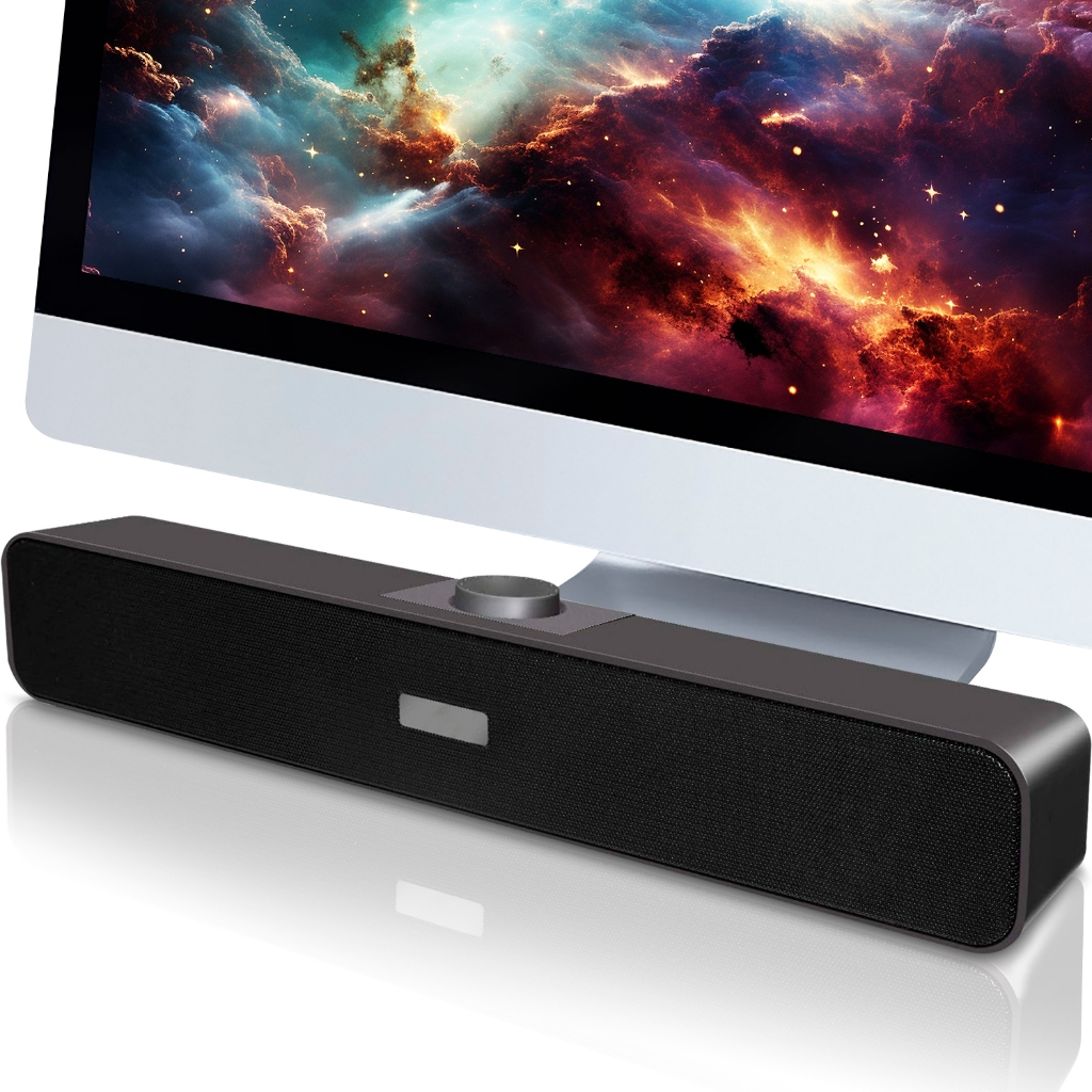 Caixa De Som Soundbar Subwoofer Grave Celular Tv PC Celular Usb P2