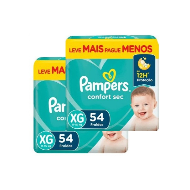 Xg Fralda Pampers: Onde Comprar | BuscaProdutos