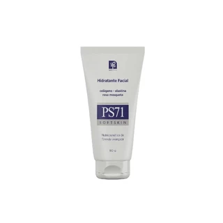 PS71 Hidratante Facial com Rosa Mosqueta 80g com Colágeno e Elastina Natuflores em Oferta na Shopee