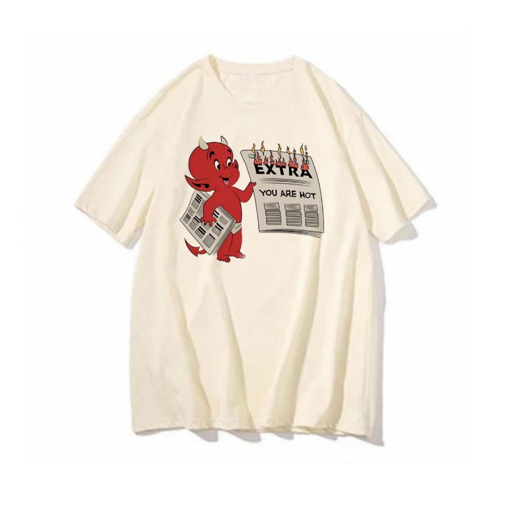 Camiseta Hot Stuff the Little Devil blusa feminina masculina