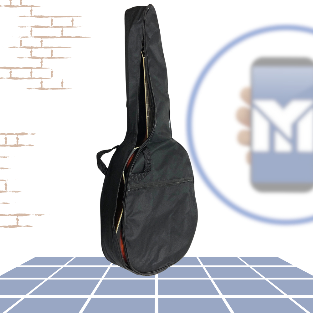 Capa De Violão Simples Com Bolso e Alça de Mochila