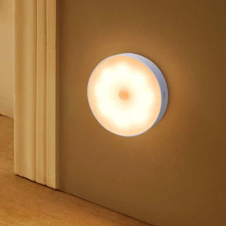 Bicolor Lâmpada Led Sem fio com Sensor de Presença Luminária recarregável