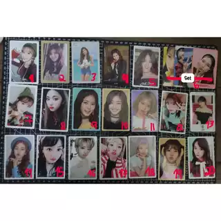 PHOTOCARD OFICIAL REGULARES, IRREGULARES TWICE NAYEON MOMO SANA