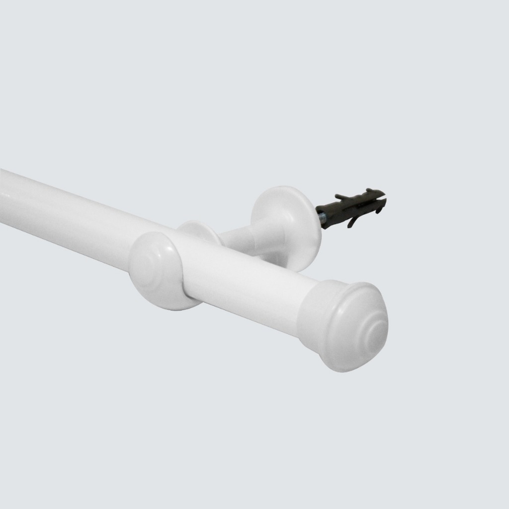 Varão de cortina de Aço 1,5 metros 19mm (fino) várias cores - Bastão de cortina Aço Ferro