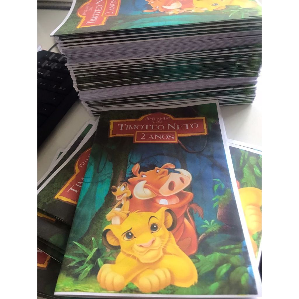 Revista de colorir - 50 Unidades - LEMBRANCINHA PERSONALIZADA