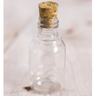 50 - Mini Garrafinhas De Plastico 30ml Com Tampas De Rolha 50 OU 20 UNID
