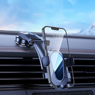 Suporte Veicular Celular GPS Ventosa Gruda Painel Anti Queda Trava Automática Carro Automotivo Telefone Universal em Oferta na Shopee