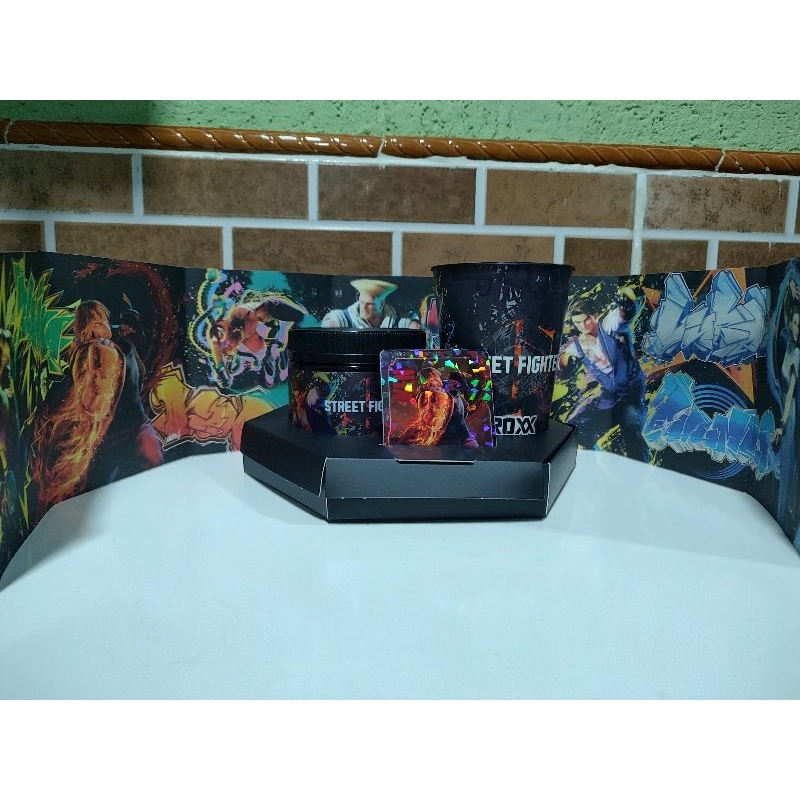 Kit Roxx Energy Street Fighter Round 1 Edição Limitada - Lacrado