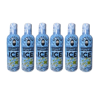 Kit 6 Shampoo Anticaspa Dom Pelo Mentolado Ice 250ml Pronta Entrega Envio Imadiato