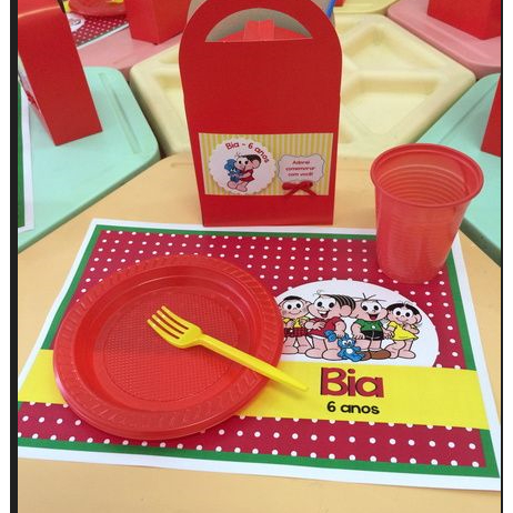 Jogo americano descartável Personalizado para festa infantil | Shopee ...