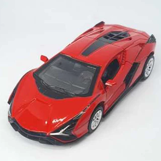 Miniatura carro Lamborghini Sian metal coleção