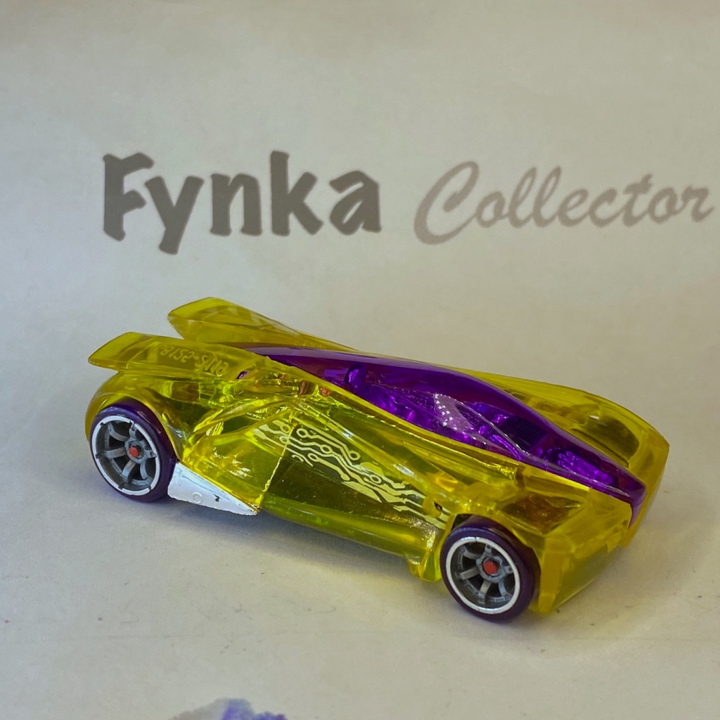 Hot Wheels AcceleRacers Anthracite Amarelo Cristal Série AcceleCharged