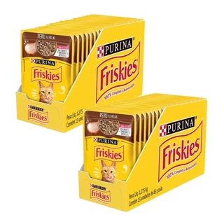 Friskies Kit 30 Sachês para Gato Adulto Sabor Peru 85g