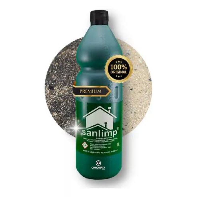 Desincrustante cido Clor drico Limpa Pisos Pedras 1 LT Sanlimp 