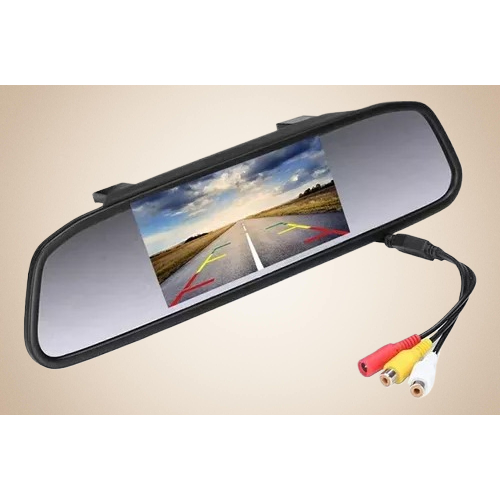 Espelho Retrovisor Monitor Câmera De Ré Tela 4.3 Lcd 1080p | Shopee Brasil