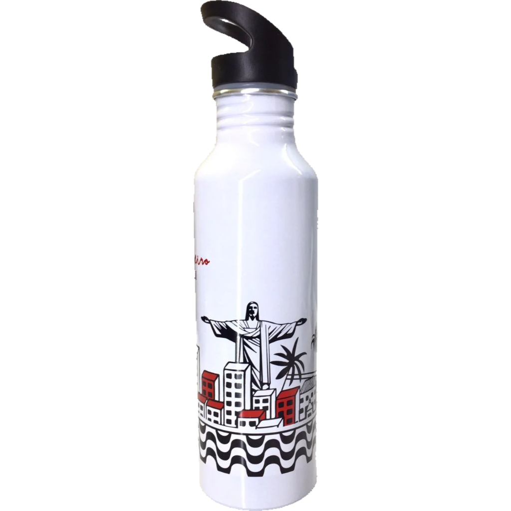 Garrafa Squeeze Inox Personalizada Lembrança Rio De Janeiro | Shopee Brasil
