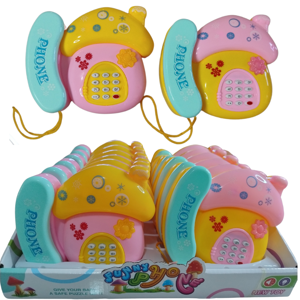 Telefone Musical com Luz Pequeno Infantil Brinquedo Divertido! | Shopee ...