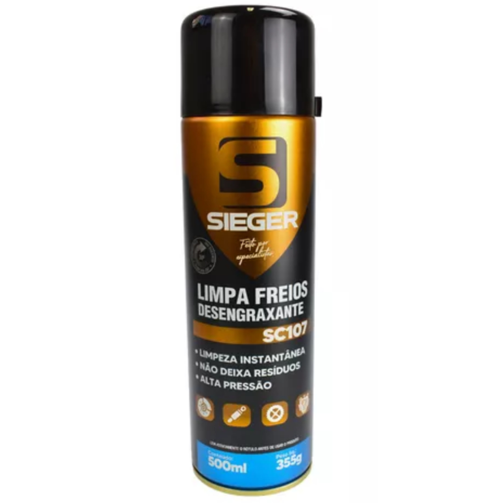Limpa Freios Desengraxante Sieger 500ml / 355g