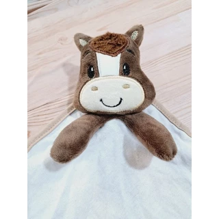 Naninha para bebê com prendedor de chupeta Cavalinho em Oferta na Shopee