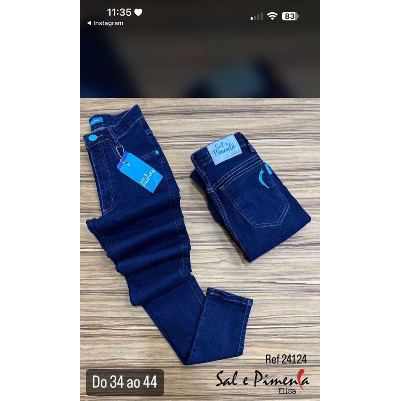 Instagram Pimenta Doce Moda Feminina Calça Jeans Com Lycra Do 34
