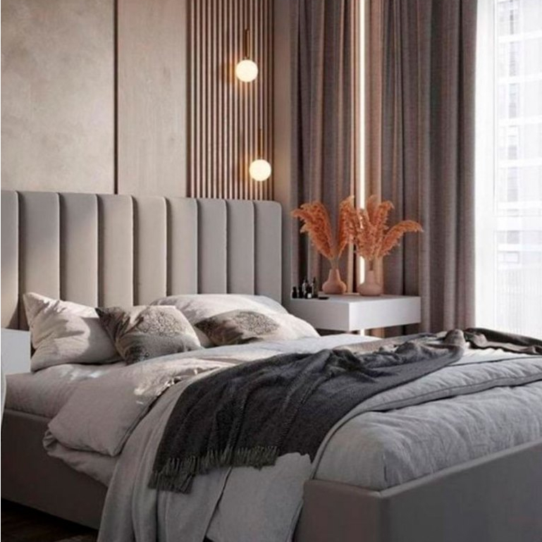 Kit 7 Cabeceiras Estofada Modular Cama Casal Padrão Autocolante Adesivo ...