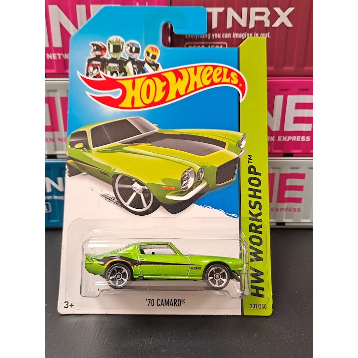 Hot Wheels 70 Camaro Verde - Workshop 2013