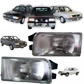 Par Farol Gol quadrado Parati Voyage G1 91 92 93 94 95 Saveiro G1 91 92 93 94 95 96 97 Foco Simples