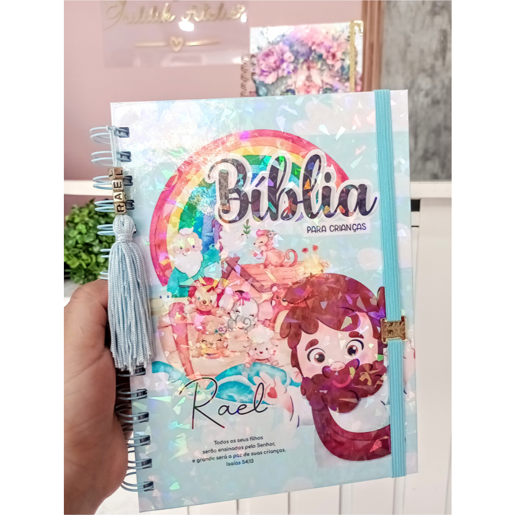 Bíblia Infantil Personalizada com Nome | Shopee Brasil