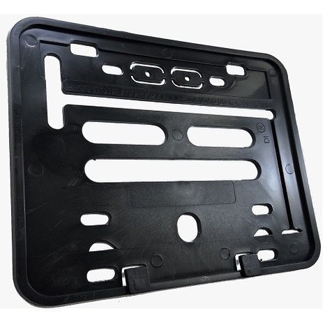 Suporte Moldura Placa Moto Padrão Mercosul Contran Cg Titan Fan 125 150 160 Start Fazer Lander Pcx Nmax Cb Xre Xj6 - Envio em 24 Horas