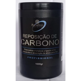 Máscara Reconstrução Reposição De Carbono Paradize Premium 1000gr Reconstrução e Nutrição dos fios