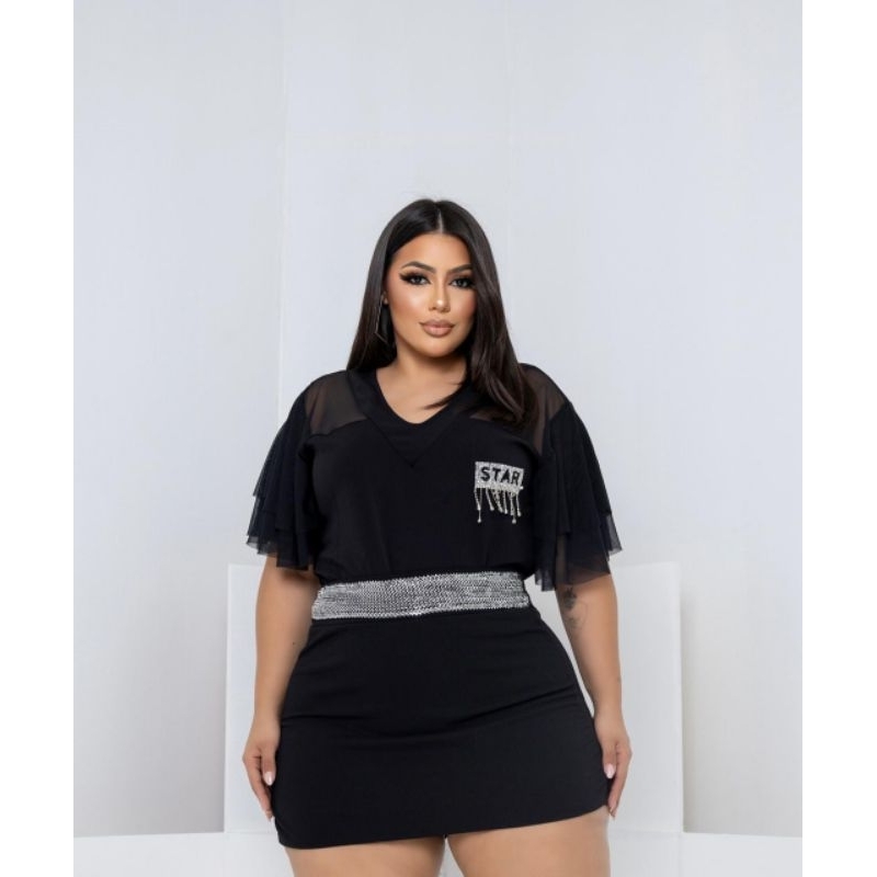 MODELO PLUS SIZE no conjunto ou avulso MODA FEMININA REF:44 cód star ...