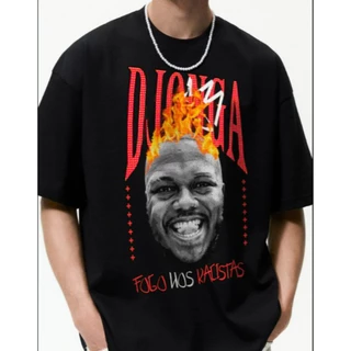 CAMISETA PREMIUM DJONGA FOGO NOS RACISTA COM ENVIO IMEDIATO PRA TODO BRASIL