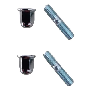 KIT Prisioneiro Parafuso Escapamento + PORCA CEGA ESCAPE 8MM CG 150 TITAN150