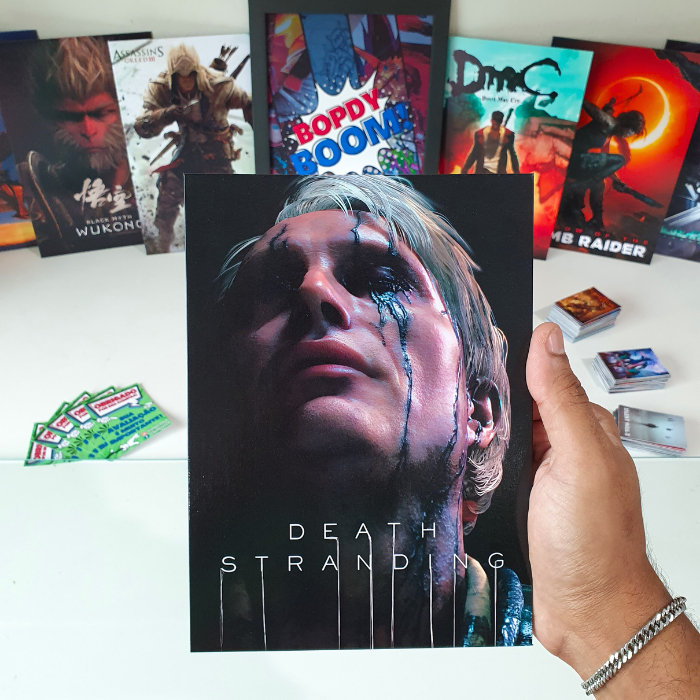 Death Stranding Placa decorativa mdf quadro decoração parede presente Jogos / Games / Setup Gamer
