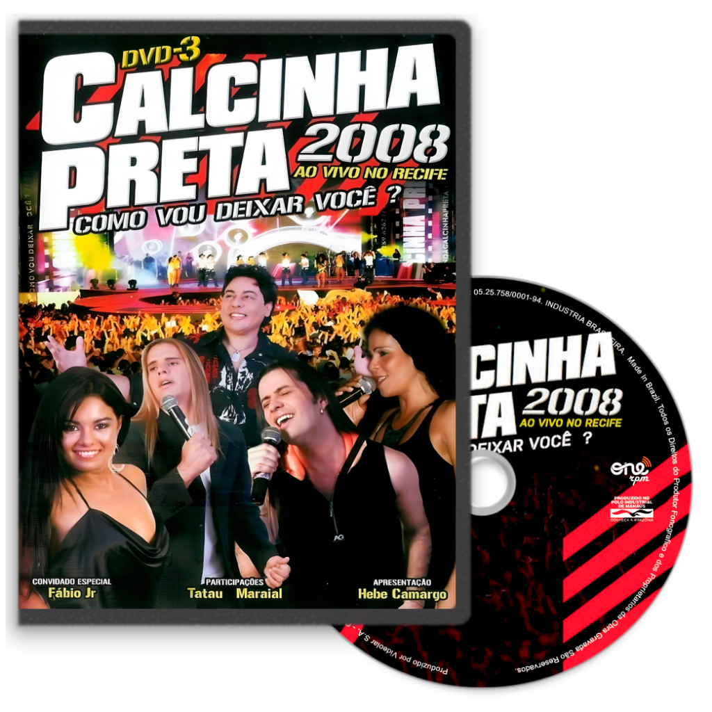 DVD - Calcinha Preta - Ao Vivo em Recife 2008 - Como Vou Deixar