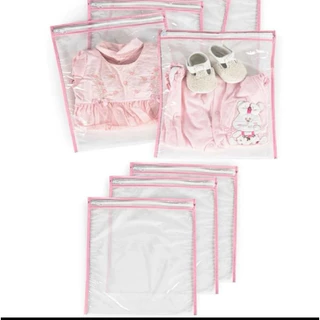 Kit 10 Saquinho Maternidade Multiuso Organizador com zíper Envio Rapido