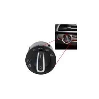 Chave Comutador Luz Interruptor Automático Do Sensor De Farol Cromado Para Vw Golf Bora Passat N.Beatle Jetta Tiguan