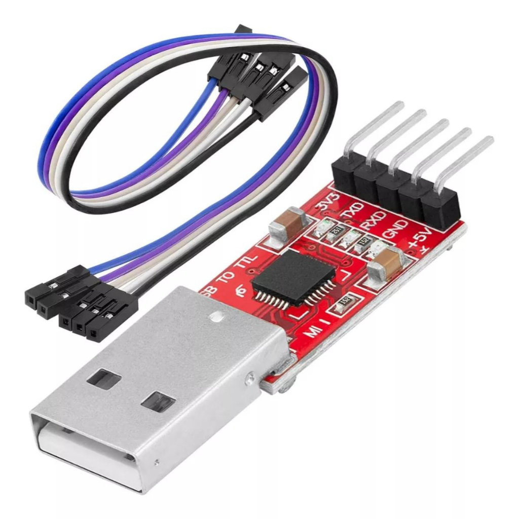 Módulo Conversor Usb Serial Ttl Cp 2102 Cp2102 / Rs232 Nfe | Shopee Brasil