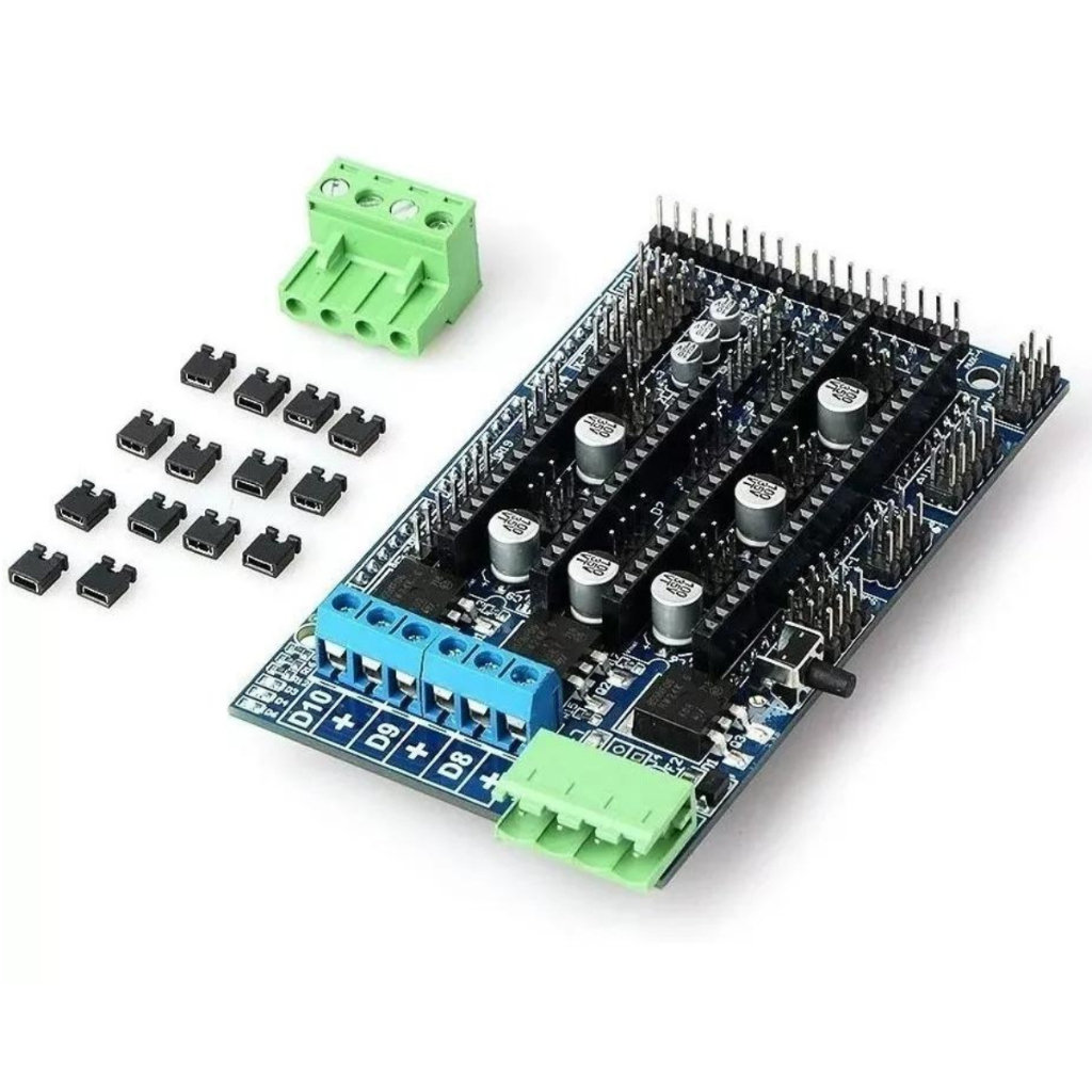 Placa Shield Ramps 1.5 Reprap Impressora 3d Cnc Arduino | Shopee Brasil